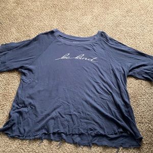 Good HYOUman Frayed Be Kind Graphic Tee